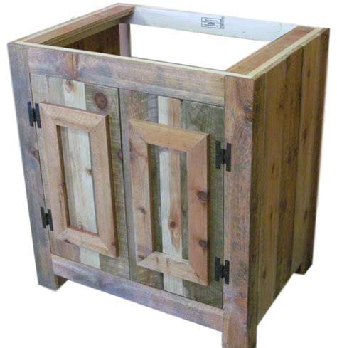 Backed by expert customer service. Reclaimed Wood Rustic Bathroom Vanity — Barn Wood ...