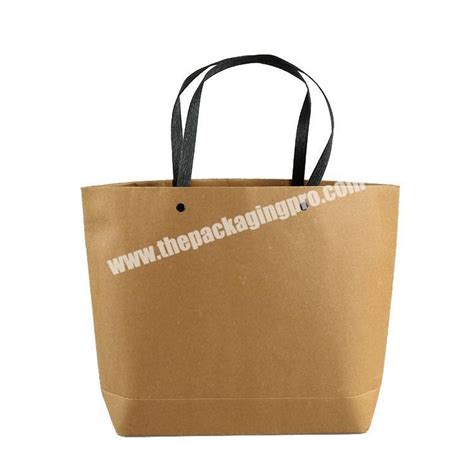 Wholesale High Quality Customized Eco Friendly Kraft Paper Shopping Bag
