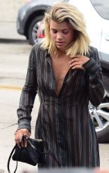 Sofia Richie Nip Slip Out Shopping With A Girlfriend In Beverly