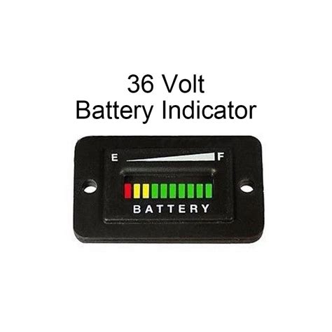 1224364872v Del Digital Batterie Indicator Gauge Avec Hour Meter