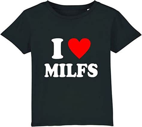 I Love Milfs T Shirt Funny Hilarious Novelty Milfs Rude Sarcastic Mother Id Like To Fk Unisex