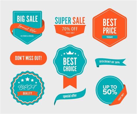 Premium Vector Sale Banner And Label And Badge Vintage Design