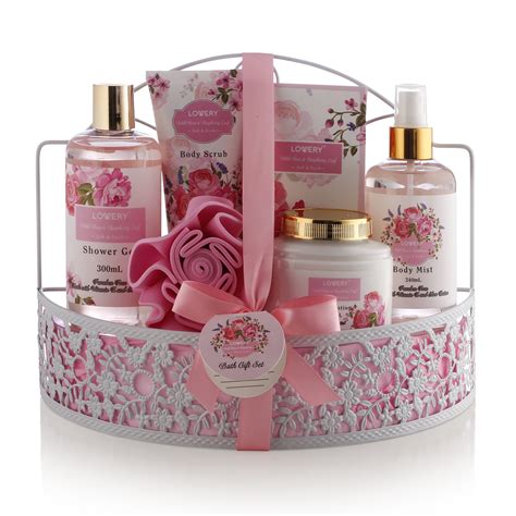 Mothers Day Home Spa T Basket Wild Rose And Raspberry Leaf Scent