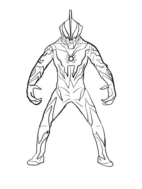 Gambar Ultraman X Untuk Mewarnai Anak Pramuka Imagesee