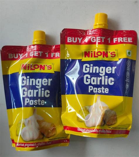 Nilon S Ginger Garlic Paste Ginger Paste Mrp Packaging Size