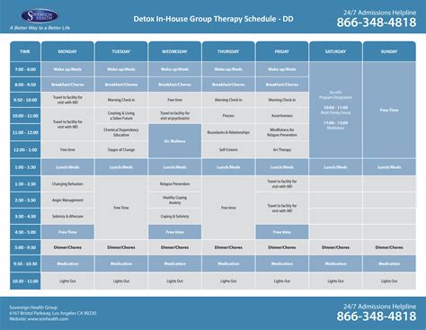 in house group therapy schedule how to create an in house group therapy schedule download