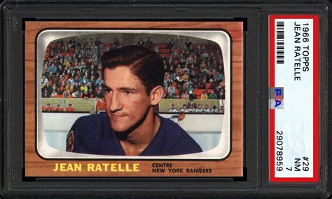 1966 Topps Jean Ratelle Psa Cardfacts®