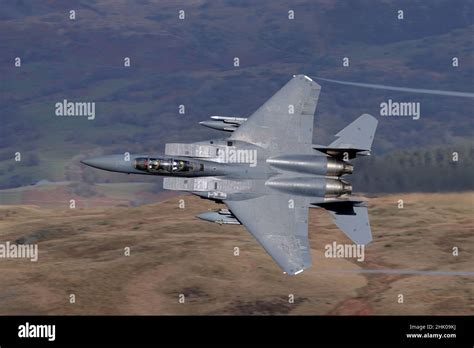 Mcdonnell Douglas F 15e Strike Eagle Low Level Flight Training In