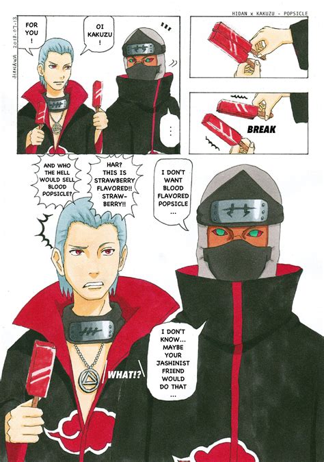 Just A One Page Manga About The Relationship Between Hidan And Kakuzu I