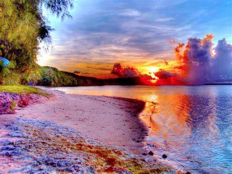 Free Download Beautiful Beach Sunset Wallpaper Beautiful Beach Sunset