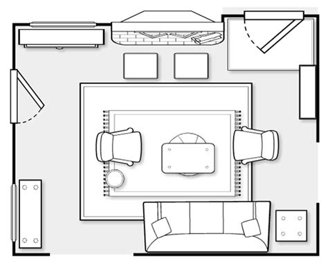 Living Room Floor Plan Layout Floorplansclick
