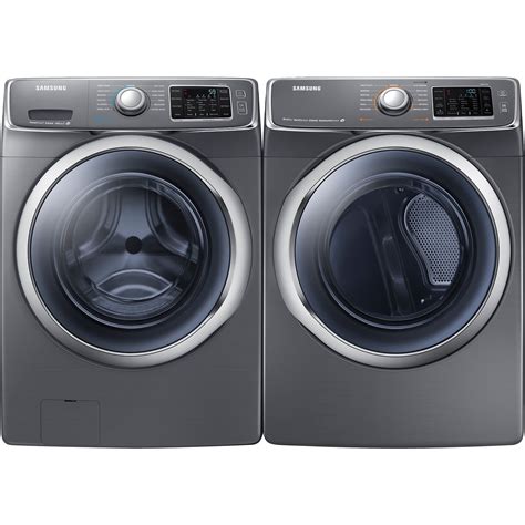 Samsung 52 Cu Ft High Efficiency Front Load Washer And 75 Cu Ft