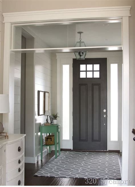 I've painted my front door this color and it is stunning in a southern exposure. sherwin williams - urbane bronze TheDomesticHeart.com ...