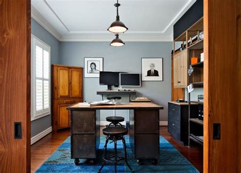 20 Colorful Ways To Enliven Your Gray Home Office
