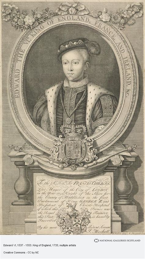 Edward Vi 1537 1553 King Of England National Galleries Of Scotland