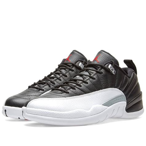 Nike Air Jordan 12 Retro Low Black Varsity Red And White End Jp