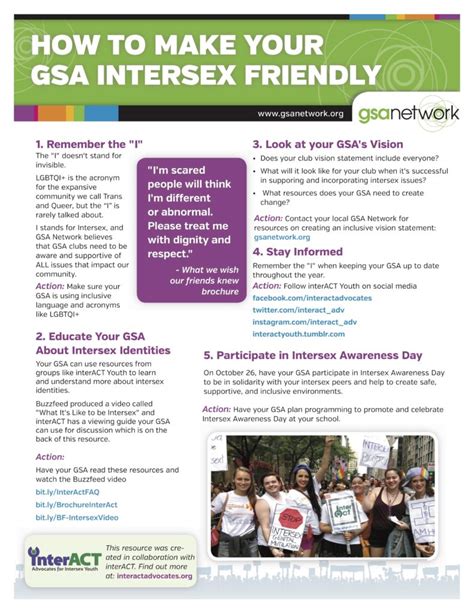 How To Make Your Gsa Intersex Friendly Gsa Network
