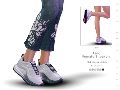 Aero Female Sneakers By Darknightt At Tsr Sims 4 Updates