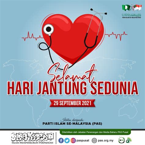 Selamat Hari Jantung Sedunia Berita Parti Islam Se Malaysia Pas