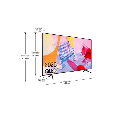 Samsung Qe65q60tauxxu 65 4k Ultra Hd Hdr10 Smart Qled Tv With Soundbar And Subwoofer