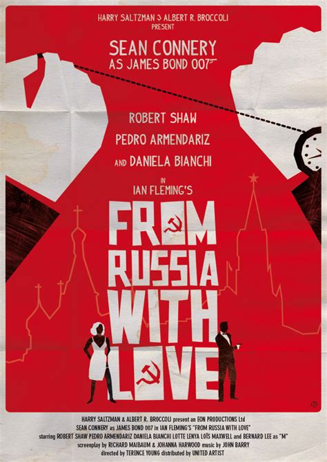 ― donald red grant to james bond. James Bond Movie Posters Fantastically Reimagined In The ...