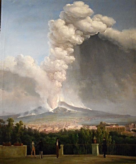 The Eruption Of Vesuvius About 1860 By Salvatore Fergola Naples