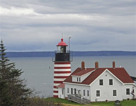 West Quoddy Head Lighthouse Lubec Lubec Lighthouse Headed Maine
