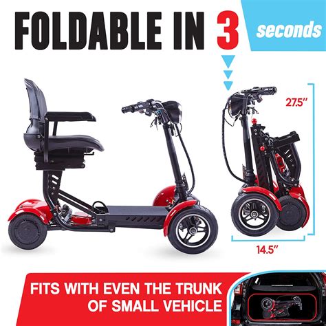 Buy Actiwe Folding Mobility Scooter Carrier Powered Mobility Scooters