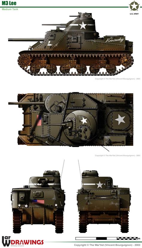 M3 Medium Tank First Model Us Army 1941 Army Vehicles Tanks