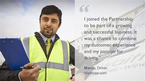 Waitrose Customer Delivery Driver Jobs John Lewis Partnership Careers