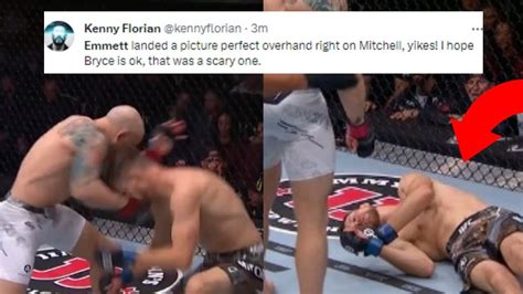 Fighters React To Josh Emmett Brutal Knockout Vs Bryce Mitchell