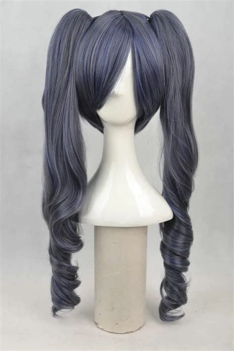 Black Butler Wig Synthetic Sexy Party Hair Womens Long Curly Cosplay