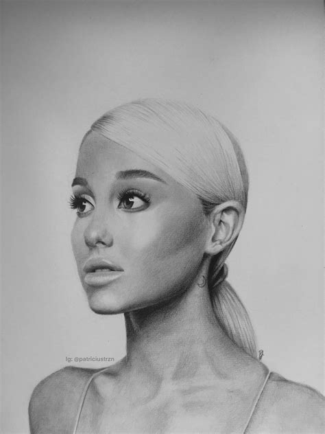 Ariana Grande Drawing Ariana Grande Drawings Celebrity Drawings Ariana Grande