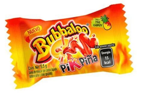 Bubbaloo Pikpina Pineapple Liquid Filled Bubble Gum 55g Crowsnest