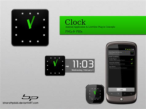 Android Clock App Concept By Bharathp666 On Deviantart