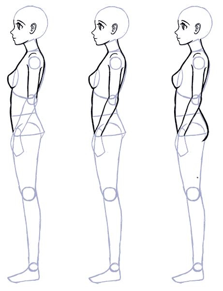 Como Dibujar Anime Cuerpo Completo Como Dibujar El Cuerpo Humano