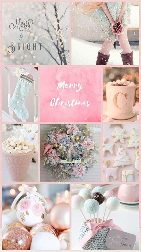 Gold And Pink Christmas Wallpapers Wallpaper Cave