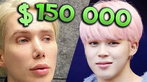 He Payed 150 000 To Look Like Bts Jimin Youtube