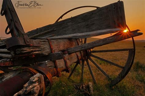 Smokey Sunset In The Boneyard Bliss Photographics Western