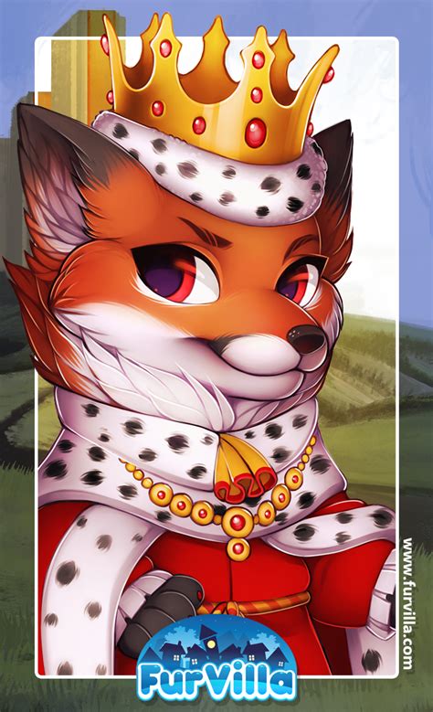 Furvilla Laminated Badge The Royal Fox · Furvilla · Online Store