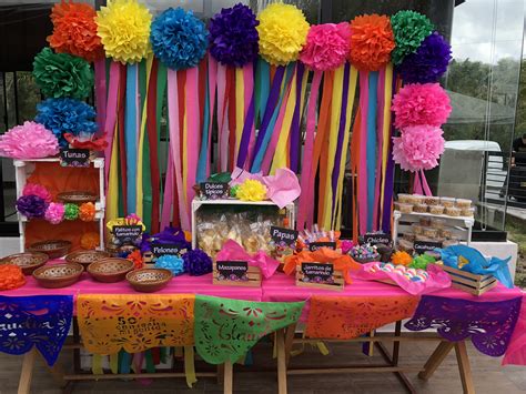 fiesta mexicana mesa dulces mexicana decoración mexicana fiesta mexicana dulces mexicanos