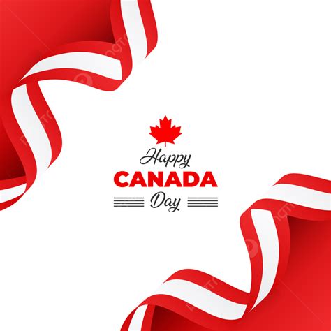 Canada Maple Leaf Clipart Transparent Background Canada Day Flag Wavy