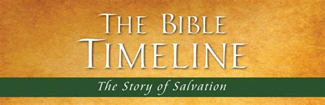 Study Programs The Bible Timeline The Story Of Salvation Parousiamedia