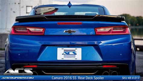 2016 2018 Camaro V6 Rs Lt 6 Rear Deck Spoiler 48 4 015 By Acs Composite