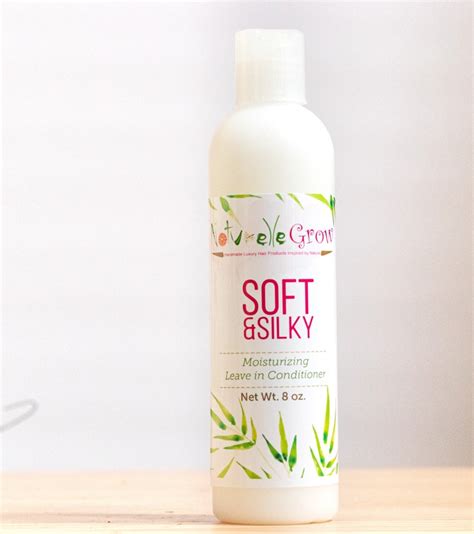 Soft N Silky Leave In Hair Conditioner Naturellegrow Etsy