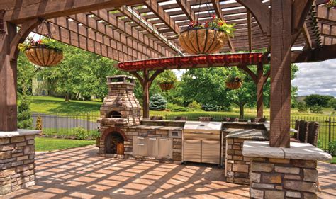 Fire brick & artisan oven dish. Summer Home Update: Outdoor Kitchen | Minnesota Monthly