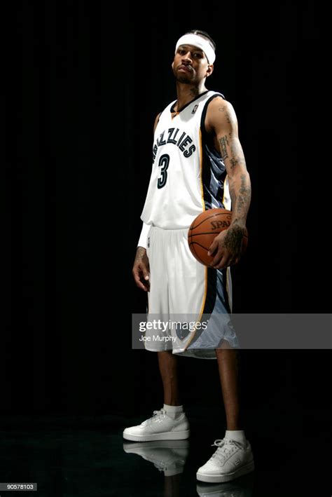 Allen Iverson Of The Memphis Grizzlies Poses For A Photograph During