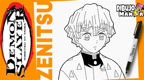 Como Dibujar A Zenitsu De Demon Slayer Kimetsu No Yaiba How To Draw