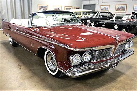 Uniquely Styled 1962 Chrysler Imperial Convertible In Restored