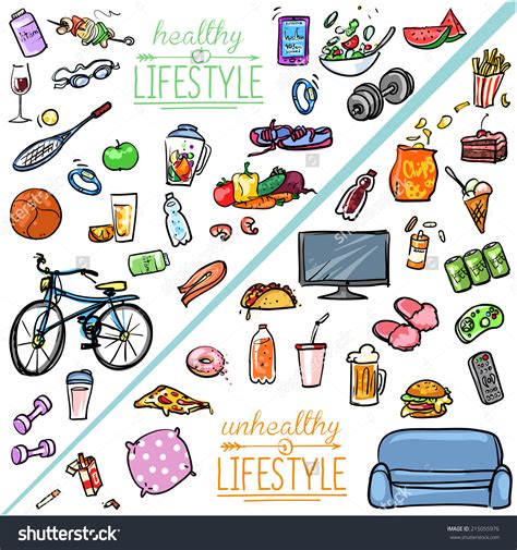 healthy and unhealthy person clipart - Clipground